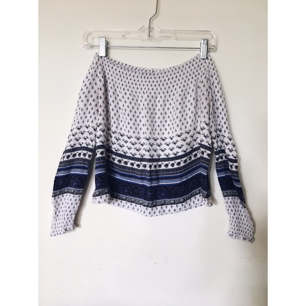 Off-the-shoulder blouse